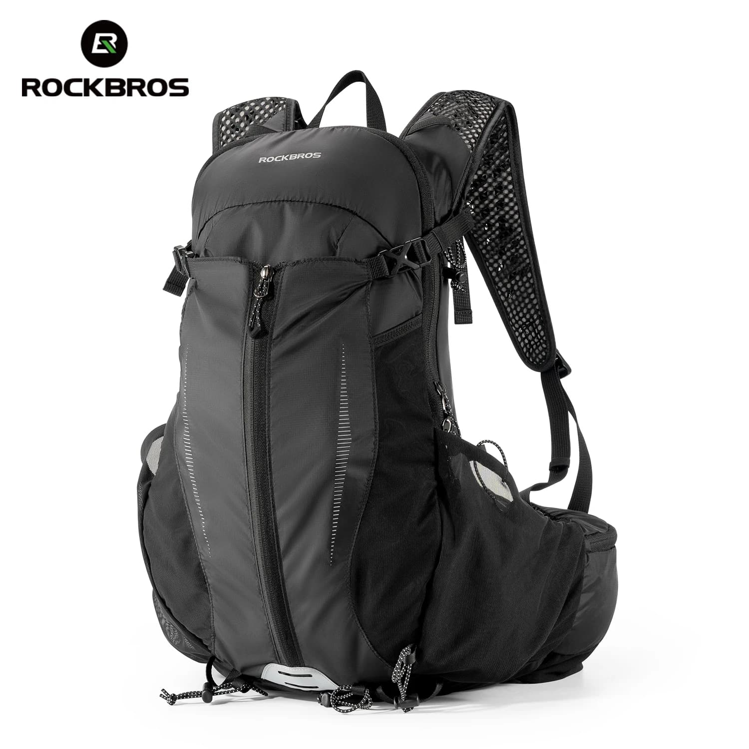 ROCKBROS Sac à dos imperméable extensible 19L grande capacité sac à dos tactique cyclisme randonnée 