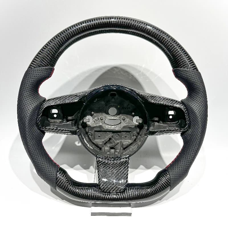 Volant sport en fibre de carbone personnalisé, compatible avec Jaguar XF, R-Sport, F-Type, F-Pace, E