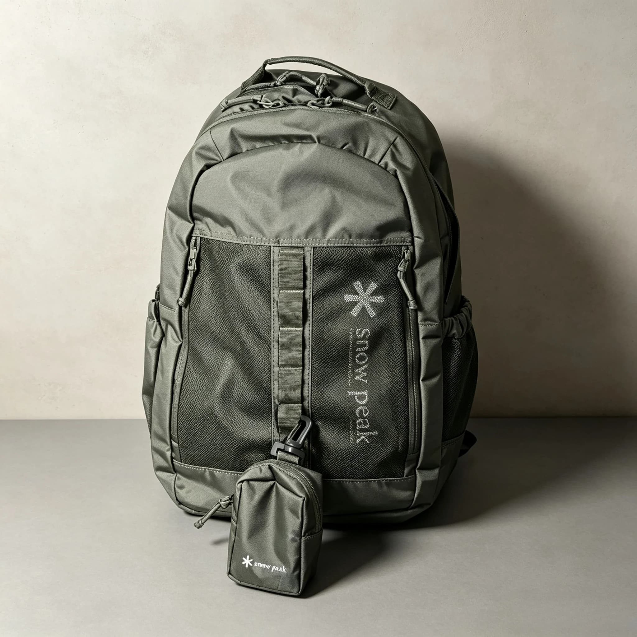 Sac à dos de randonnée Snow Peak 25L pour homme avec mini-sac détachable, idéal pour la randonnée, l