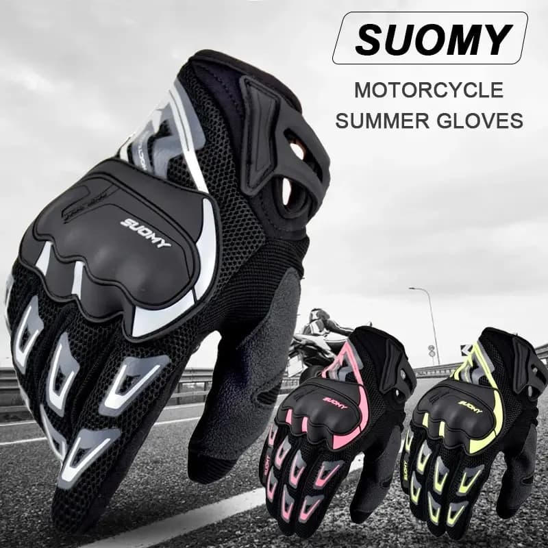 Suomy gants de Moto été maille respirant gants de Moto hommes femmes écran tactile gants de Motocros