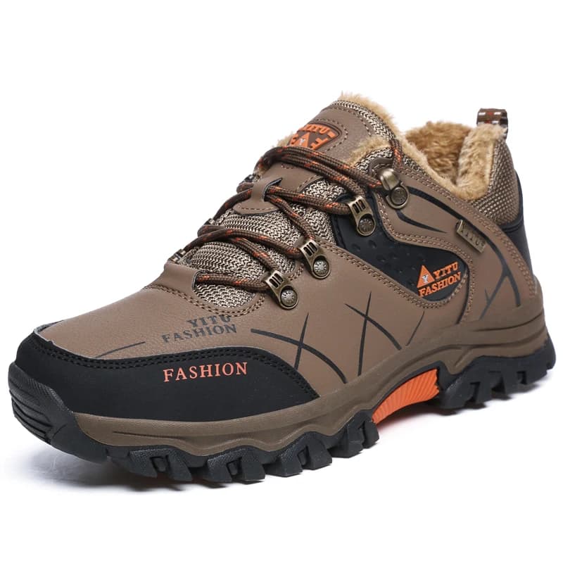Chaussures de randonnée en daim et cuir pour hommes, baskets de Trekking en plein air, antidérapante