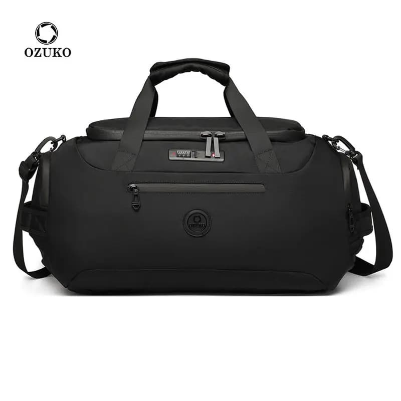 OZUKO hommes voyage sacs polochon grande capacité sacs à main de sport avec sac à chaussures poche h