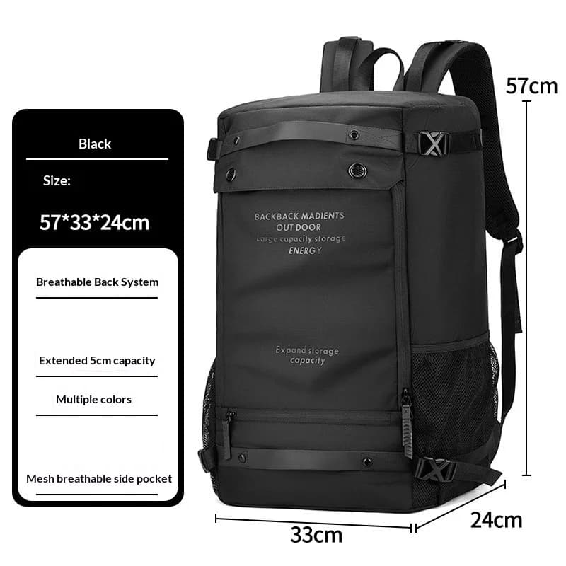Sacs à dos de randonnée imperméables, adaptés aux hommes et aux femmes, sacs à dos de voyage légers,