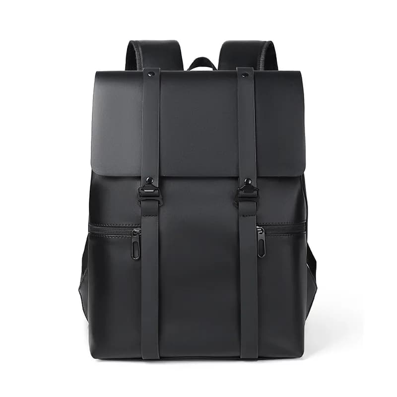Sacs à dos en cuir pour ordinateur portable pour hommes, sacs d'école, PU, voyage, loisirs, grande c