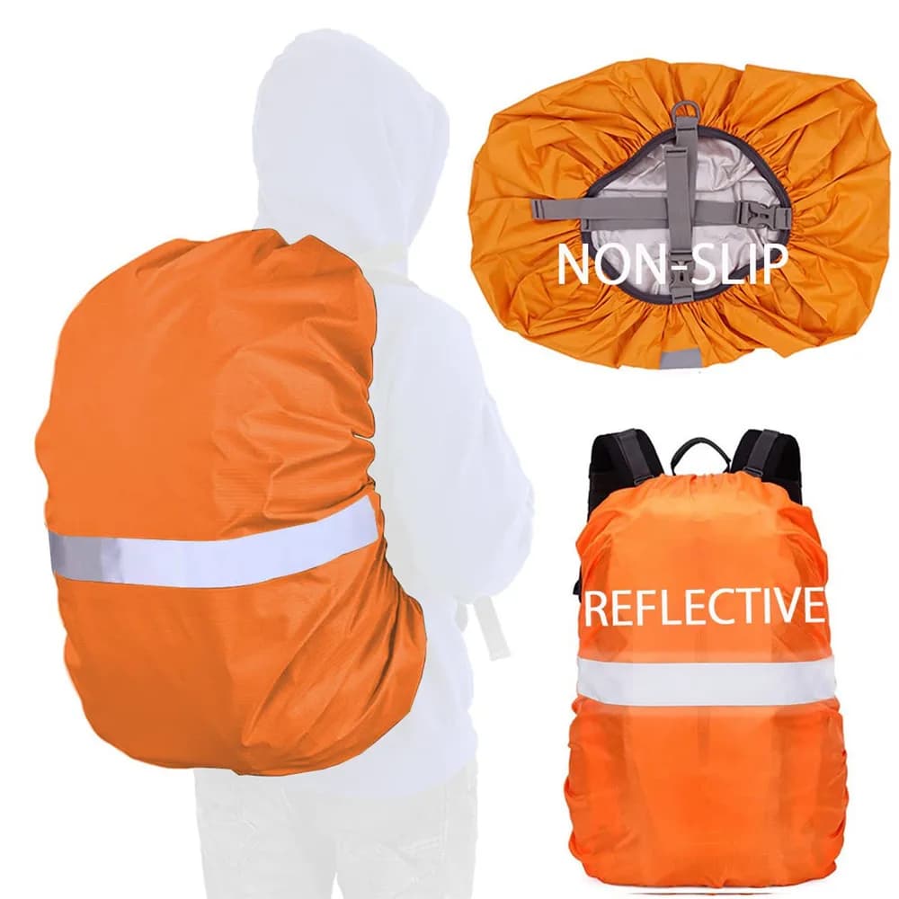 Juste de pluie imperméable pour sac à dos avec sangle, sac à dos amélioré, randonnée, camping, cycli