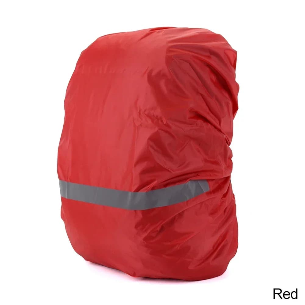 Housse de pluie réfléchissante pour sac à dos 8-70L, idéale pour le cyclisme, la randonnée et l'esca