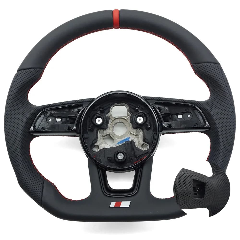 Pour Audi A4 S4 B9 A3 S3 8V RS4 RS5 A5 S5, volant de direction en cuir de style sport automatique, a