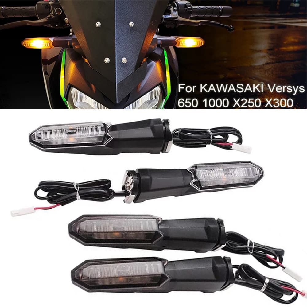 Pour KAWASAKI Versys 650 1000 X250 X300 moto clignotant LED clignotants clignotants avant arrière mo