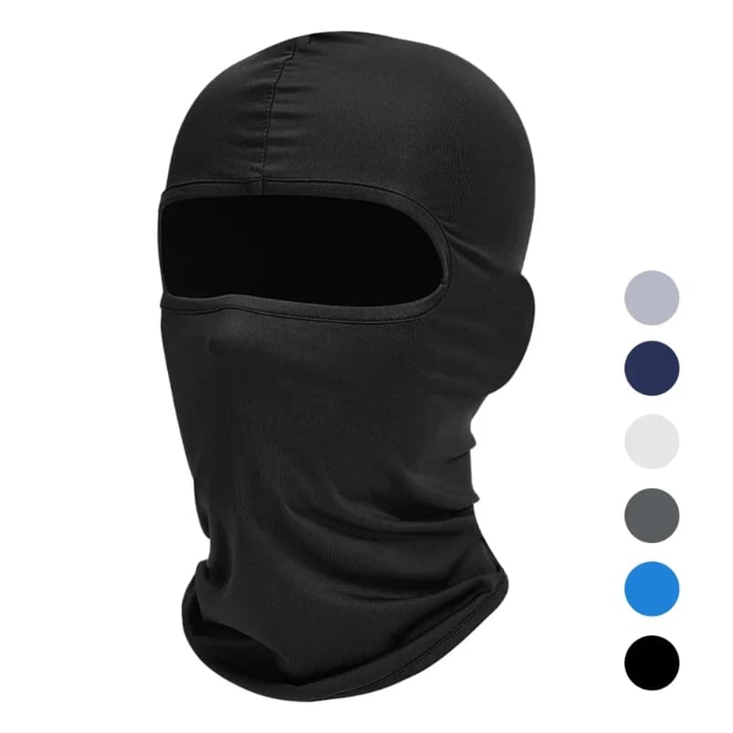 Masque facial complet randonnée cyclisme Camping chasse Airsoft casquette vélo couvre-tête été hommes femmes Ski