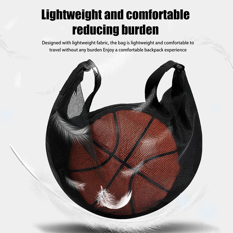 Sac de transport pour ballon unique avec poche zippée