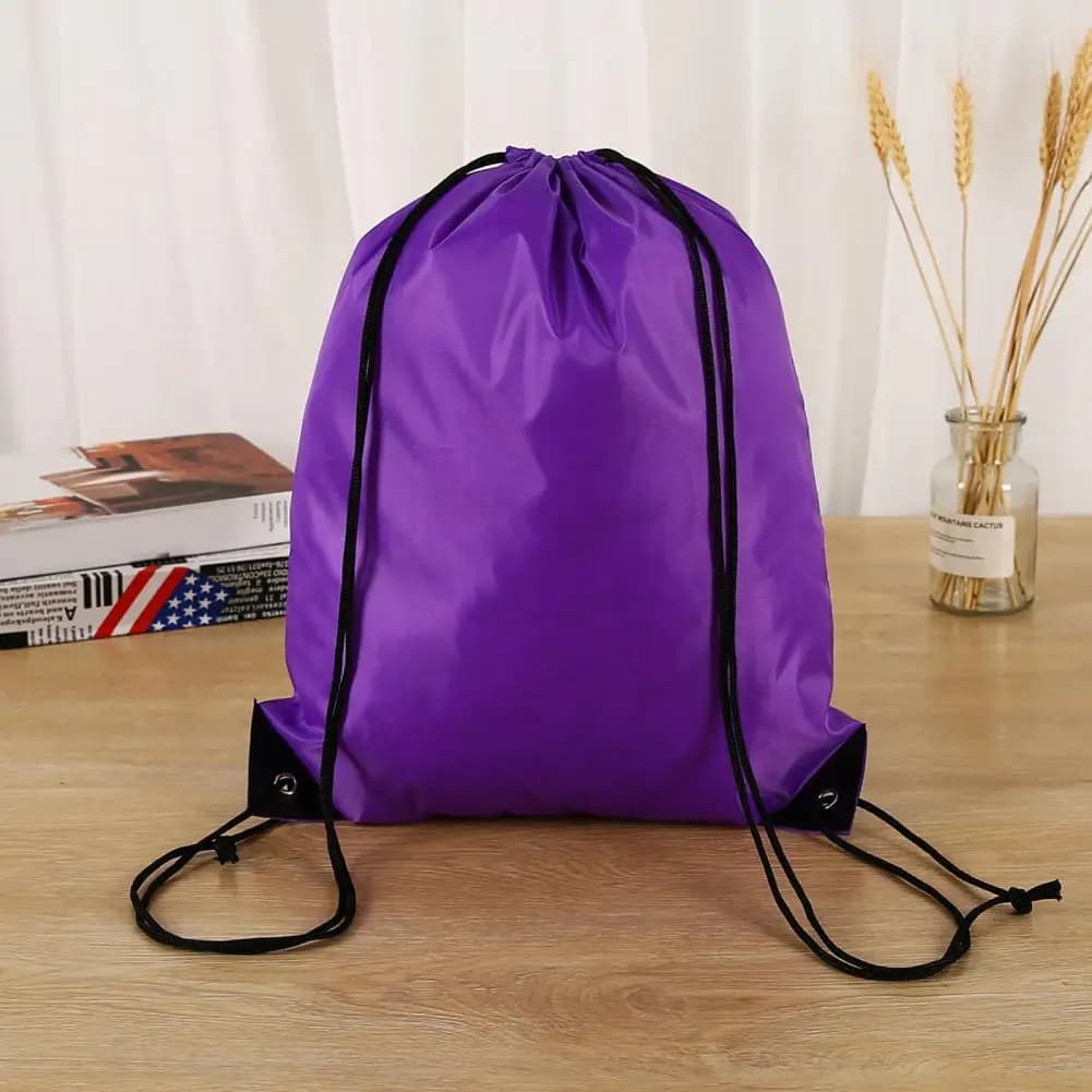 Sac de sport pliant multifonctionnel Double épaule tressé cordon sac à dos sac