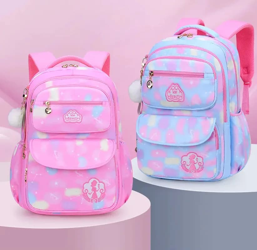 Enfants fille sac à dos sac d'école rose pour enfant enfant adolescent cartable primaire Kawaii mign