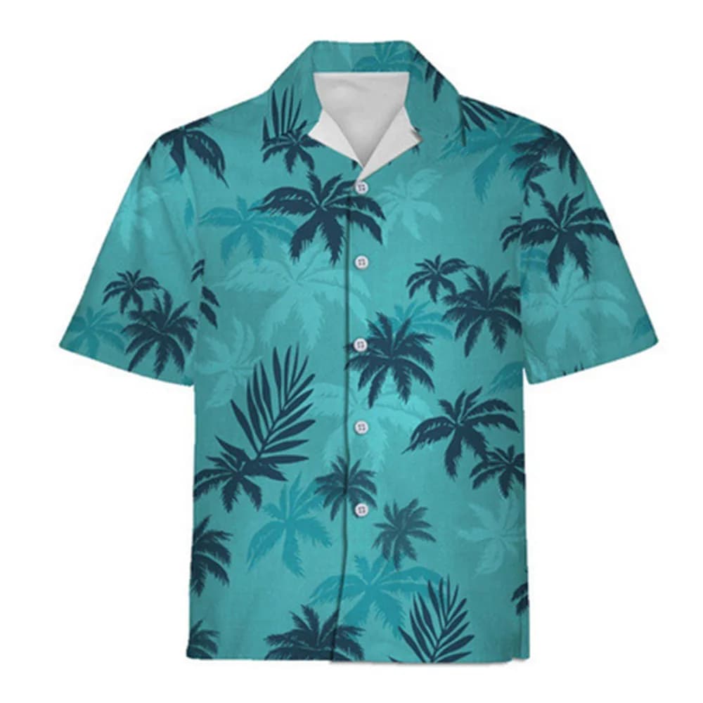 Chemise à fleurs hawaïennes pour hommes, cardigan abordable, revers décontracté, manches courtes, mi