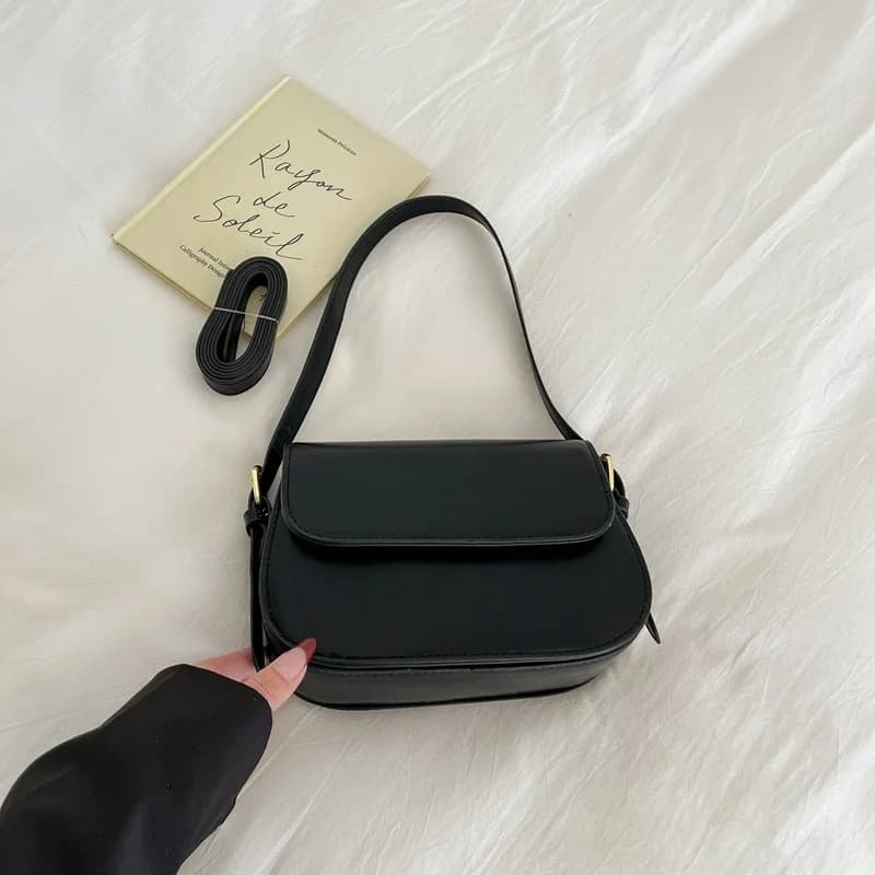 Sac à main pour femme en PU, petit sac rétro à bandoulière, sac polyvalent pour femme, sac à bandoul