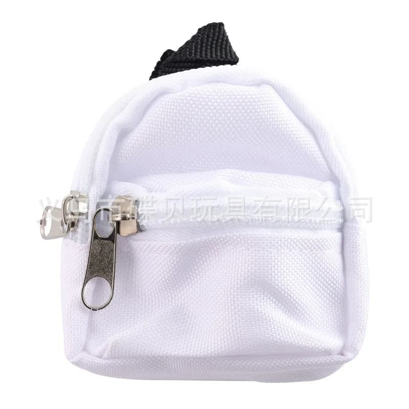 Mini sac à dos pour poupée, sac d'école coloré à fermeture éclair, accessoires pour poupée, adapté à
