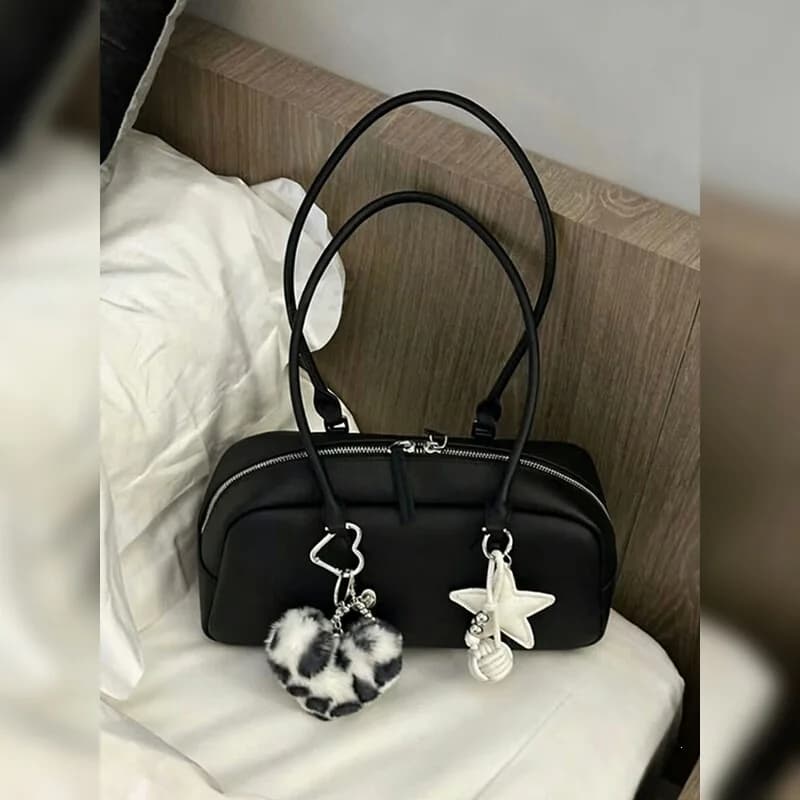 Sac à main noir grande capacité pour femme, nouveau modèle 2026 haut de gamme, sac de banlieue, sac