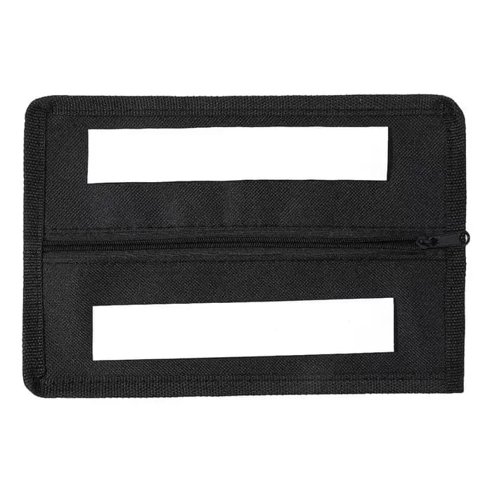 Sac de rangement caché à forte adhérence, noir, design discret, compartiment secret, fermeture éclai