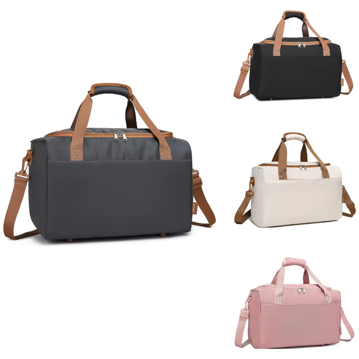 Kono 40x30x20cm Sac de voyage sous siège, bagage à main 20 L, gain de place pour Ryanair & EasyJet, 