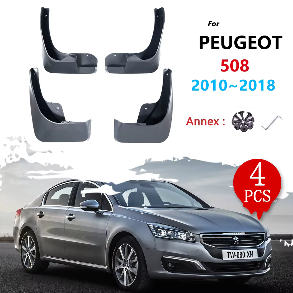 Garde-boue de voiture, accessoires pour Peugeot 508 SW 508SW 2010 2011 2012 2013 2014 2015 2016 2017