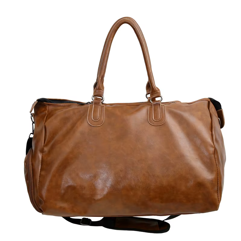 Sac de sport en PU grande capacité, sac de voyage tendance, sac de voyage pour courts séjours, sac d