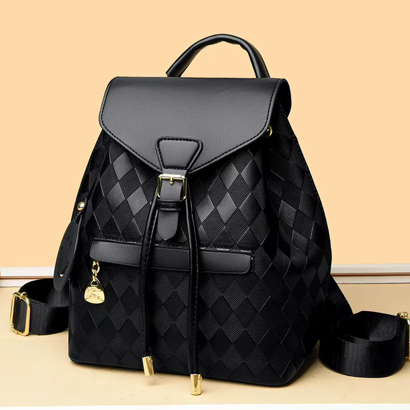 2025 nouveau sac à dos pour femme-sac de transport de bureau décontracté à carreaux et de couleur un