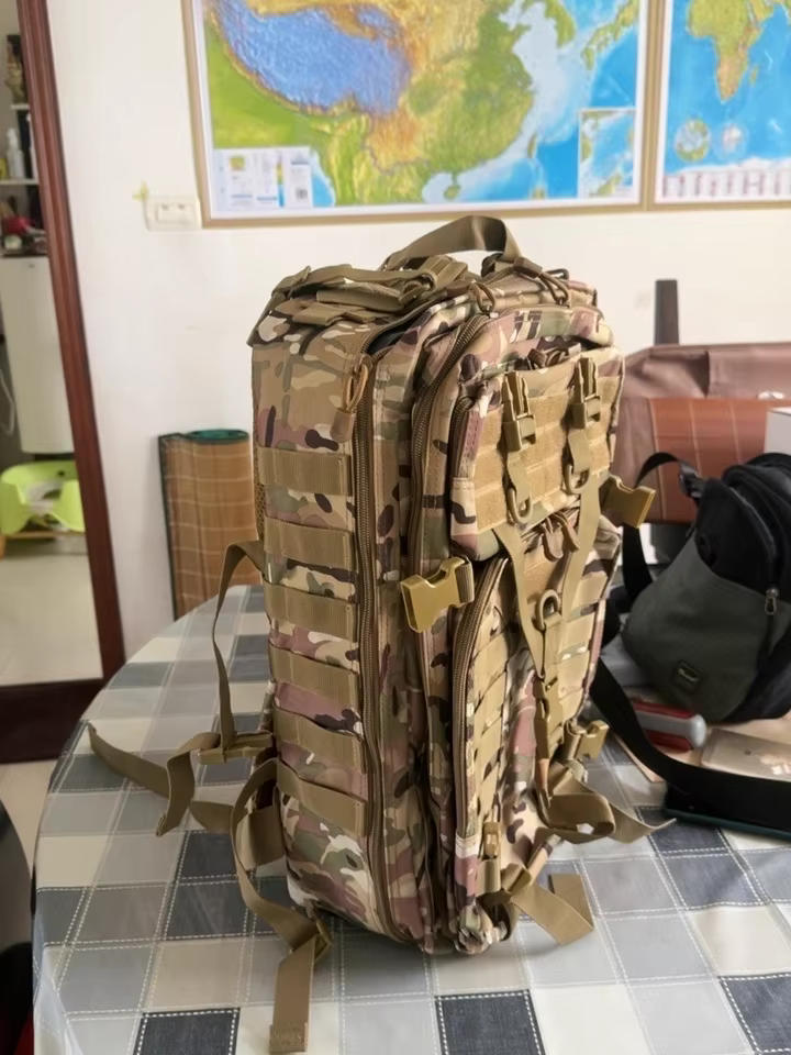 Sac à dos militaire FPV pour 4-5 drones, grande capacité 50x30x16cm, tissu imperméable et résistant 