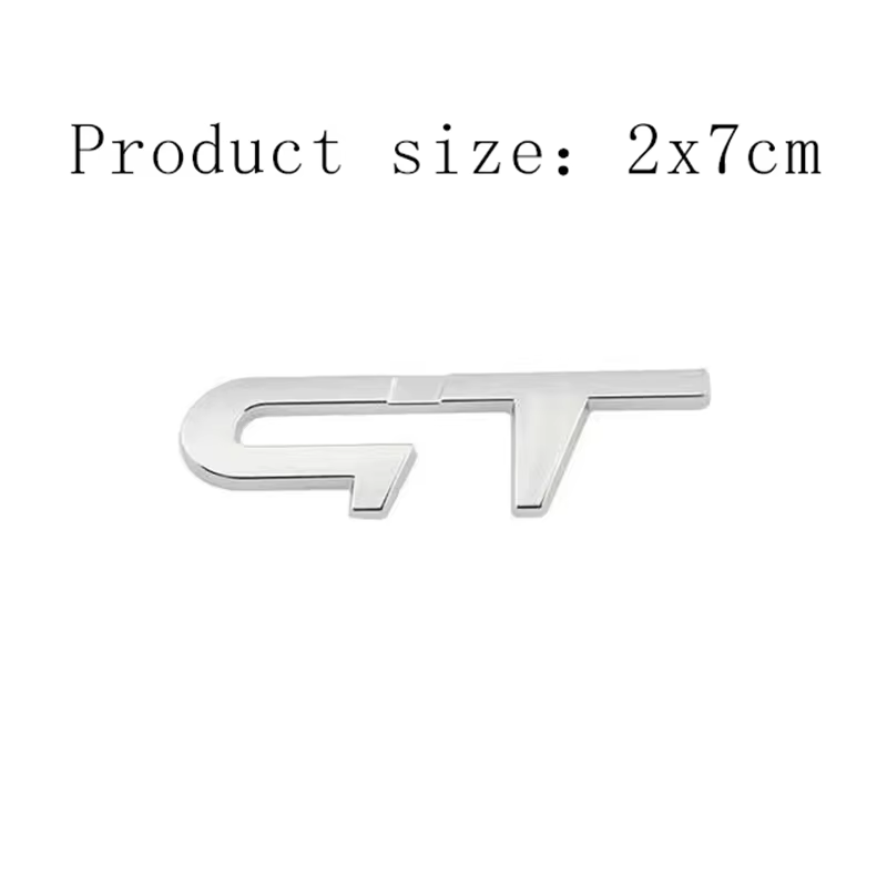 Autocollant de Badge de Sport en métal GT RS pour voiture, pour Renault Logan Clio Megane 2 Koleos C