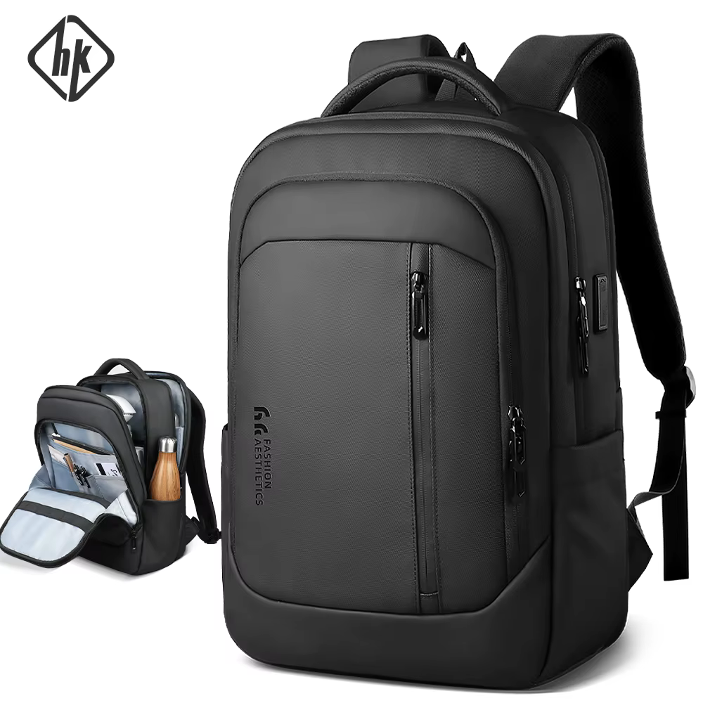 HK nouveau Design sac à dos de voyage hommes grand sac à dos d'affaires pour le travail trajet Oxfor