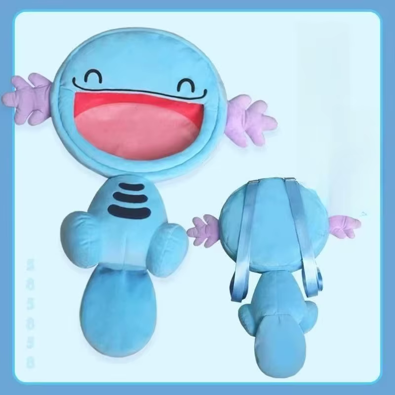 Sac à dos Pokemon Anime, sac à bandoulière Wooper Y2K, grande capacité, sacs de rangement de voyage 