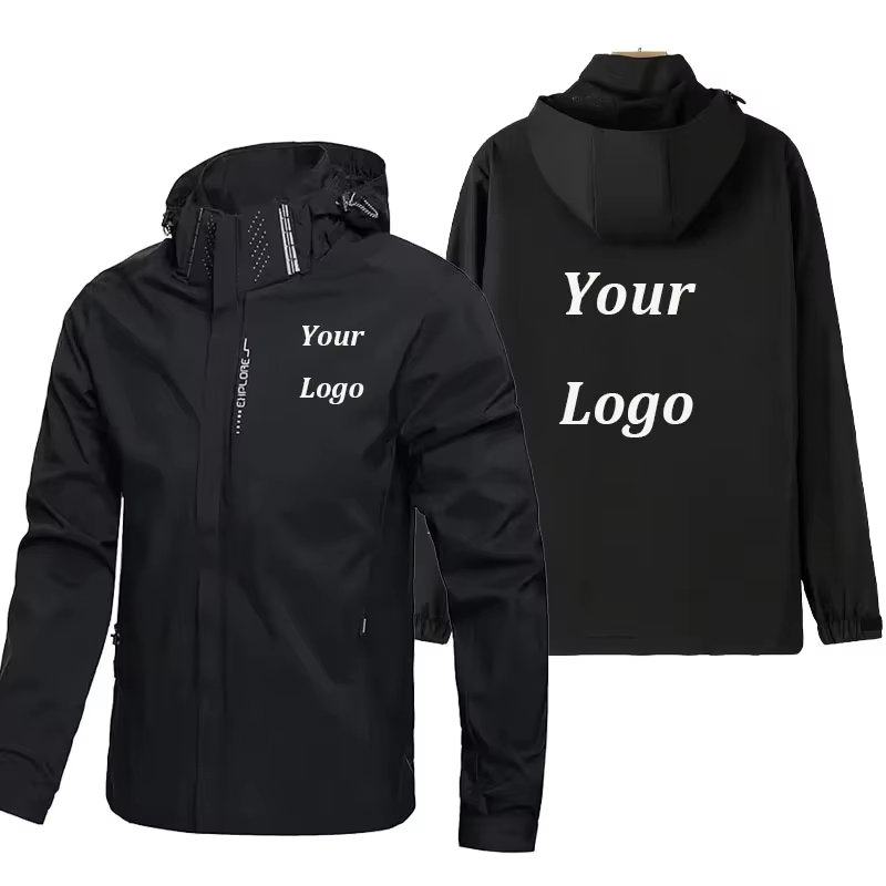 Veste coupe-vent pour hommes et femmes, vêtements de sport de plein air, imperméable, veste de rando