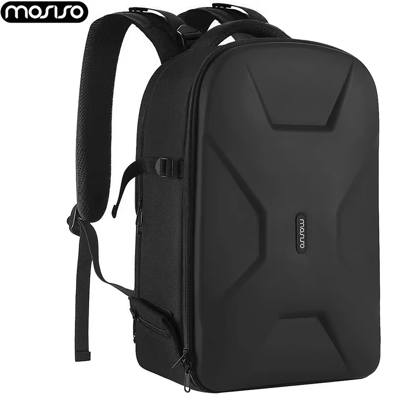 Sac à dos pour appareil photo de photographie DSLR, coque rigide étanche de 15 à 16 pouces avec supp