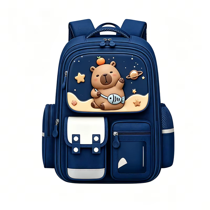 Sacs d'école pour enfants Capybara, pour garçons et filles, cartable de dessin animé pour les élèves