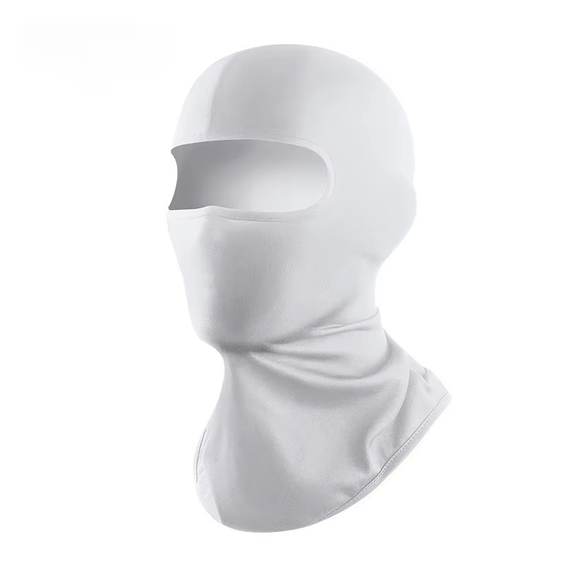 Cagoule de cyclisme pour hommes et femmes, casquette de sport, masque facial, armée militaire, soie 