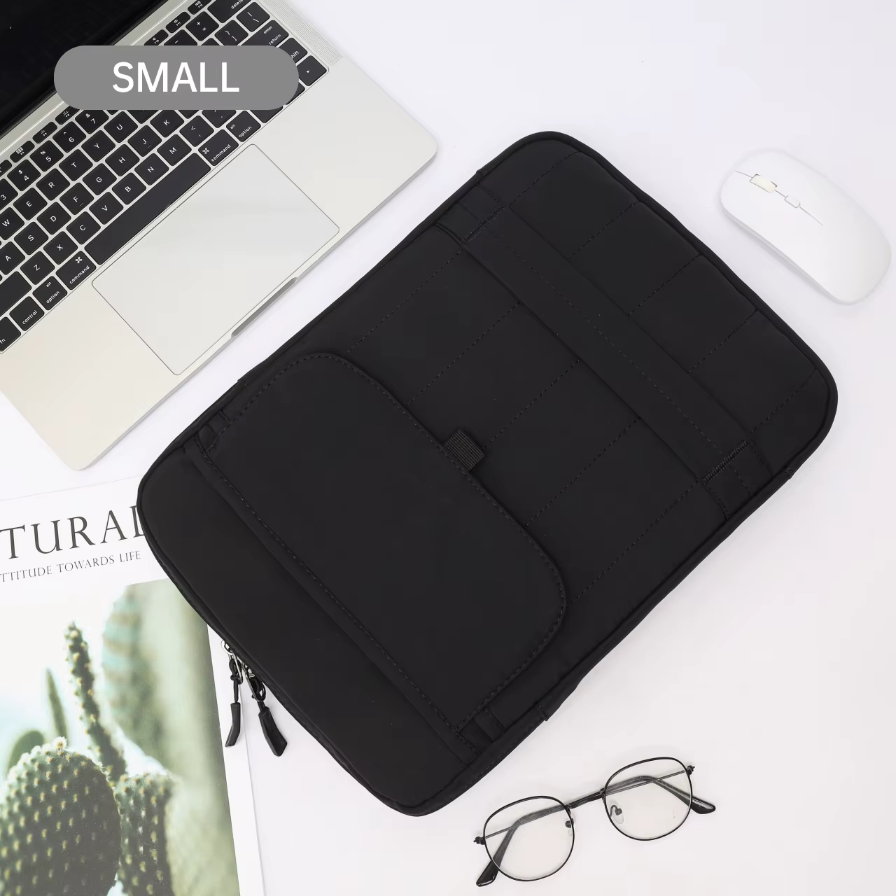 MacBook Air 13 pouces sac d'ordinateur 15 pouces M4 sac fourre-tout iPad Pro tablette sac de rangeme