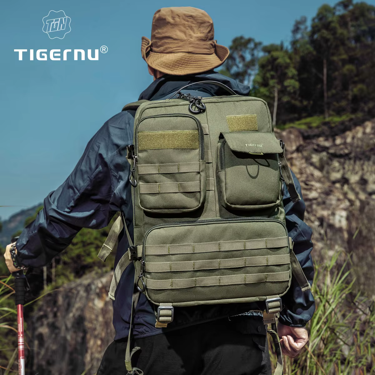 Tigernu sacs à dos tactiques hommes randonnée voyage sac à dos en plein air survie sacs à dos voyage