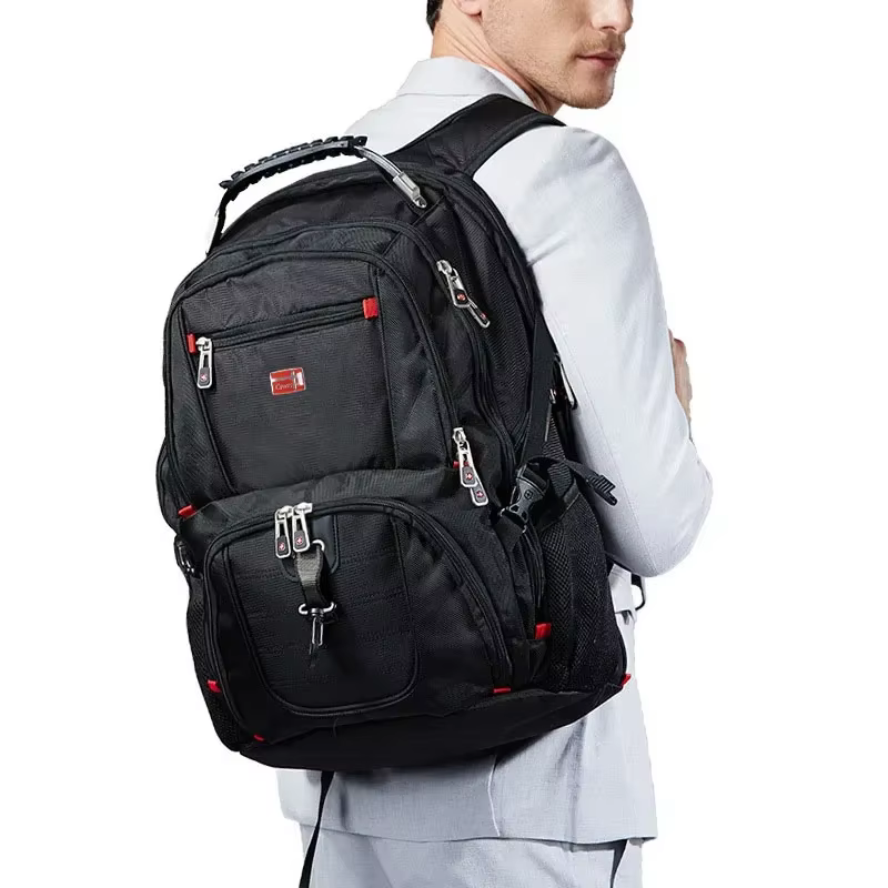 Sac à dos multifonctionnel suisse pour ordinateur portable 17 pouces, sac de voyage, sac à livres d'