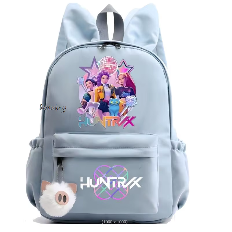 Sacs à dos de dessin animé KPop Demon Hunters pour adolescents, sacs d'école pour garçons et filles,