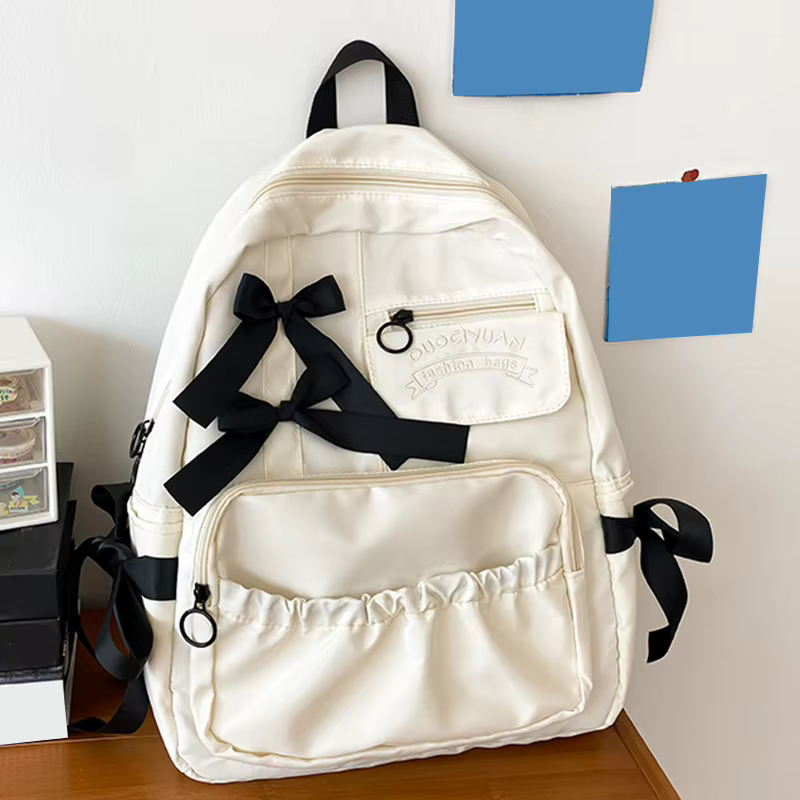 Sacs à dos mignon sac à dos femmes école sac à dos pour les étudiants collège Style nœud papillon pe