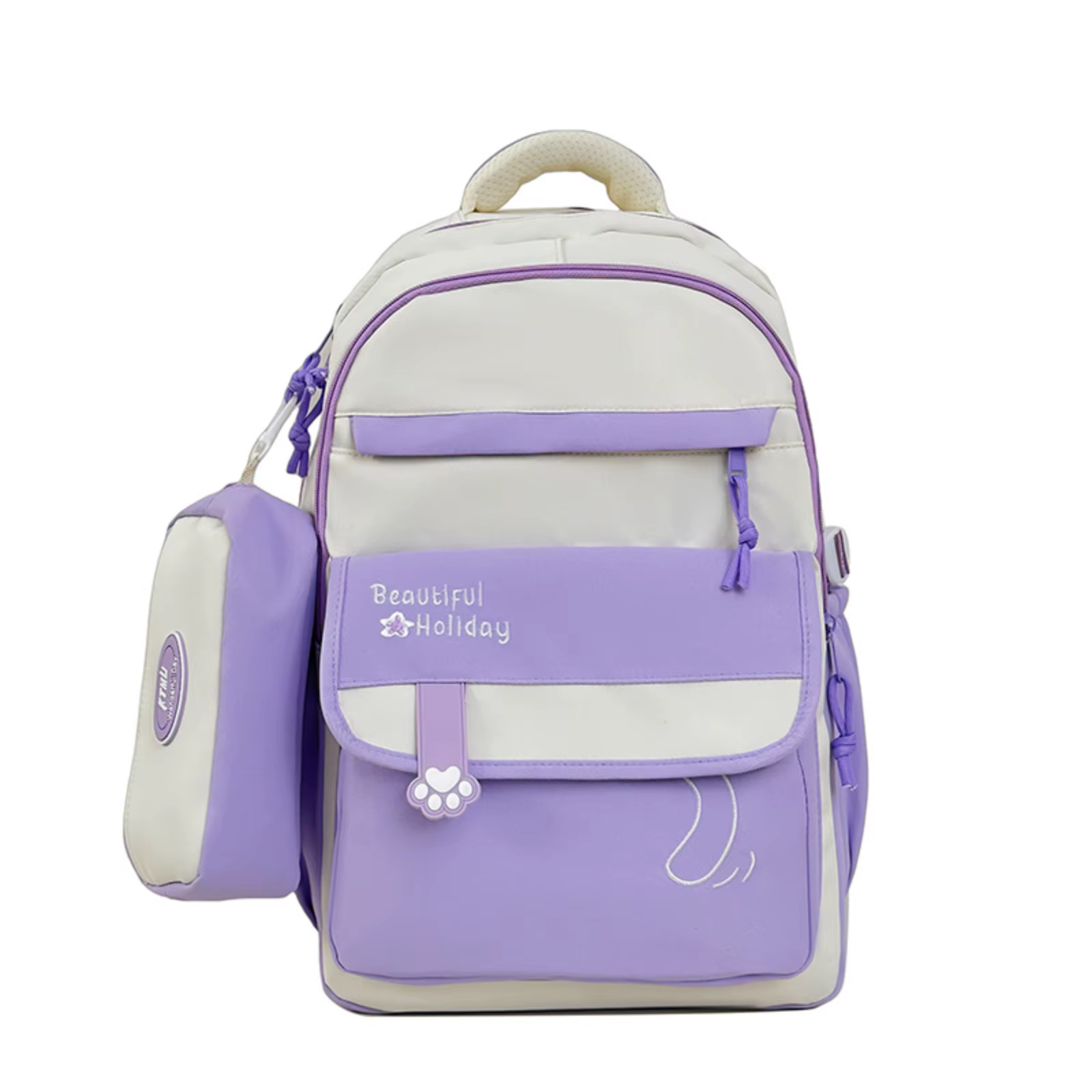 Nouveau sac à dos décontracté de grande capacité, couleurs contrastées, élégant, simple, léger, styl