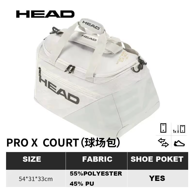 Sac de tennis HEAD Djokovic, sac à dos de tennis, sac de sport pour raquette de badminton, padel, te