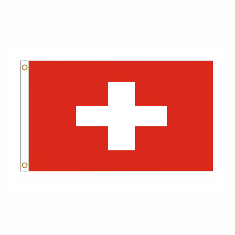 Drapeau national suisse, drapeau national de la Suisse, 90x150cm