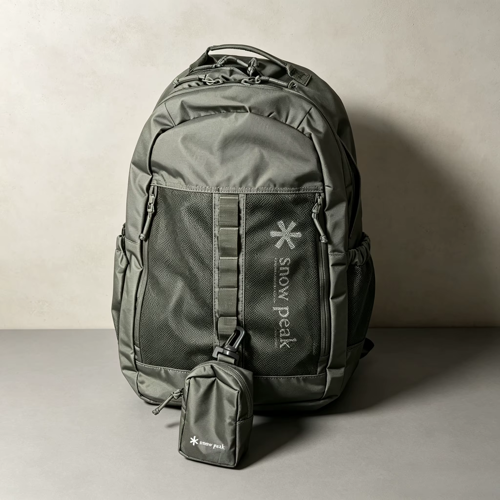 Sac à dos de randonnée Snow Peak 25L pour homme avec mini-sac détachable, idéal pour la randonnée, l