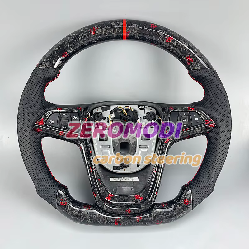 Volant personnalisé en fibre de carbone véritable pour Opel Astra J 2010-2014 Racing Sport