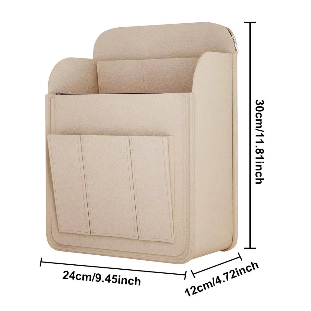 Sac intérieur multi-poches pour sac à dos, en fibre de laine durable, grande capacité, sac de rangem