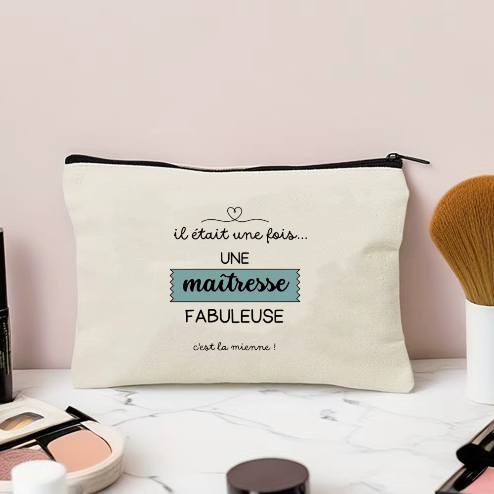 Sac de rangement pour maîtresse, sac de maquillage, pochette pour enseignant, sacs de rangement pour