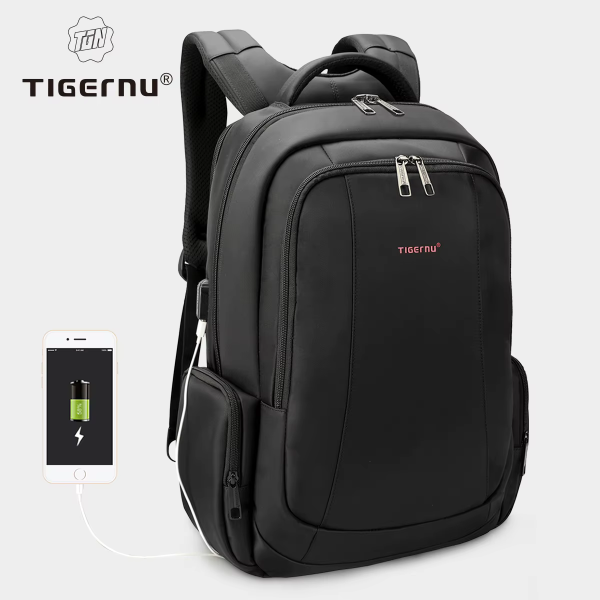 Tigernu sacs à dos de voyage sac à dos sous vide 14 15.6 17.3 pouces sac à dos pour ordinateur porta