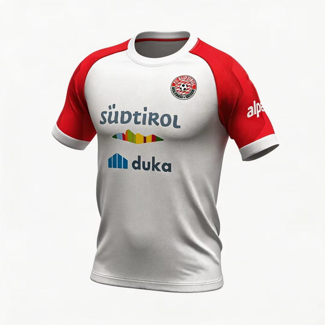 Maillot de football domicile FC Sud-Tirol 25-26, kit d'entraînement, t-shirt sportif d'été pour homm