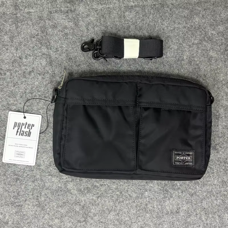 Sac bandoulière en nylon Porter Tanker, petite taille 22*13*4cm, sac de taille décontracté, sacoche 