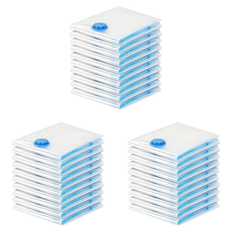 ABKW-Sacs sous vide pour vêtements - Lot de 30 sacs de rangement réutilisables de 40 x 30 cm, sacs s
