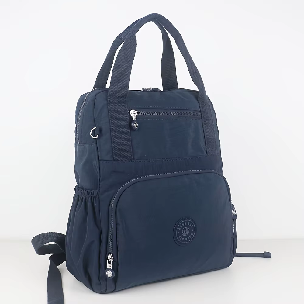 Sac à dos femme, sac à dos de voyage, cartable d'école, grande capacité et poches multiples, matière